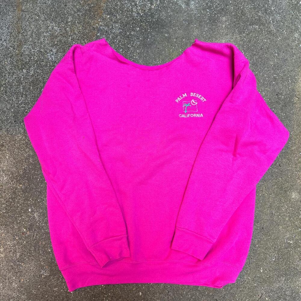 Womens size large pink crewneck
